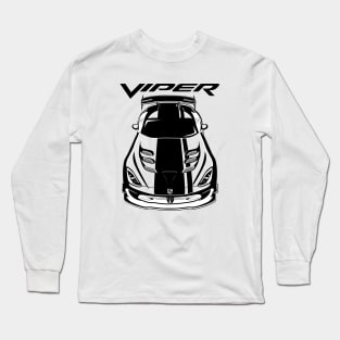 Dodge Viper ACR 5th generation - Black Stripes Long Sleeve T-Shirt